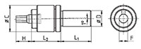 Fixed broaching head draw